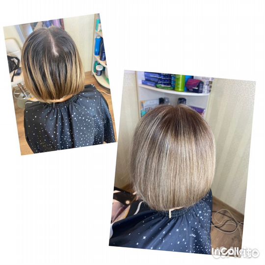 Парикмахер женские стрижки и окрашивание волос