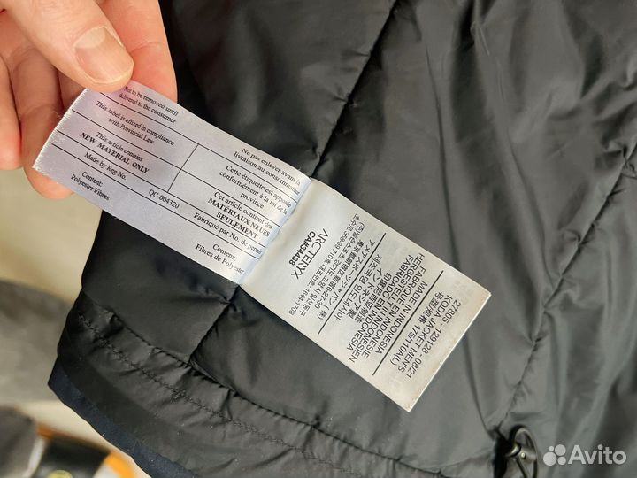 Пуховик arcteryx gore tex