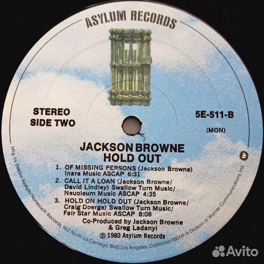 Jackson Browne / Hold Out (LP)