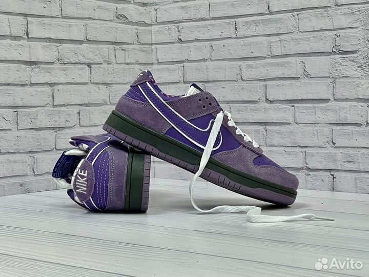 Кроссовки Nike sb dunk low concepts purple lobster