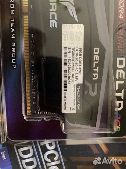 16gb одной плашкой 3200 мгц ddr4