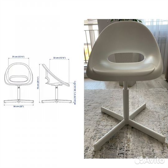 Детский стул IKEA