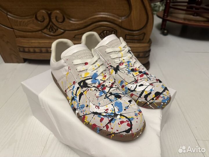 Кроссовки Maison Margiela Replica Paint Splatter