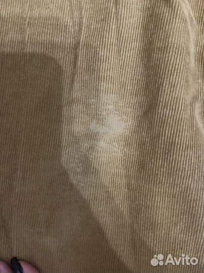 Вельветовые штаны женские охра