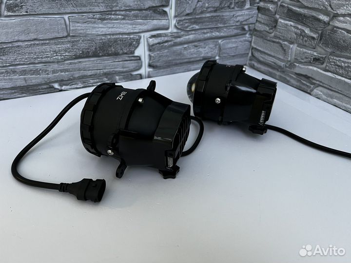 Светодиодные LED фары линзованные птф 