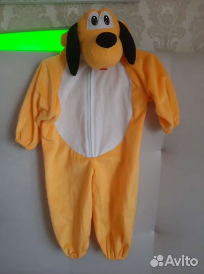 Маскарадный костюм собачки плуто pluto 92-104