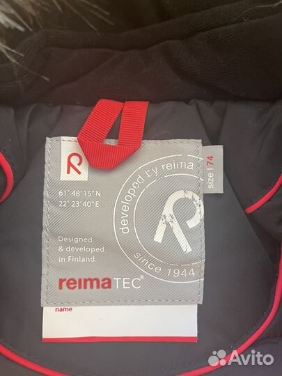 Зимняя куртка детская Reima 74см