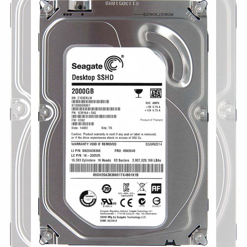 [ST2000DX001] Жесткий Диск Seagate 2tb Sata3 3,5" St2000dx001