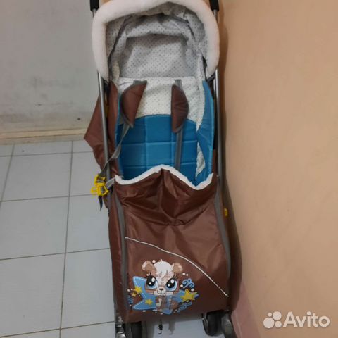 Детские санки коляска с колесами