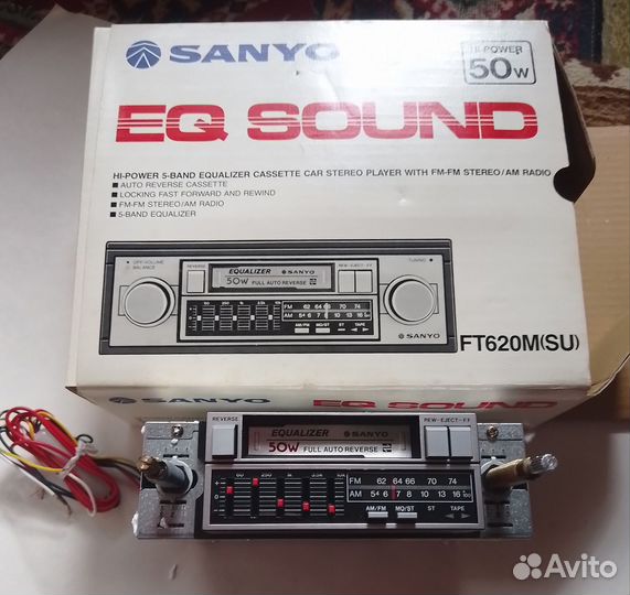 Автомагнитола Sanyo FT620M(SU) и колонки SP68