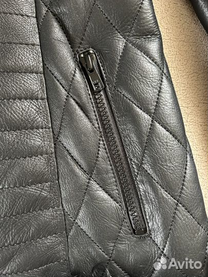 Женская кожаная дубленка 46 48