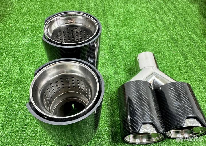 Насадки М Хром Карбон BMW G30 G11 G20 G22
