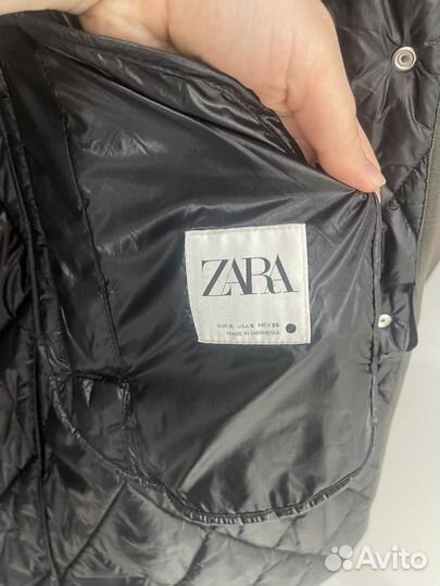 Zara пальто куртка s