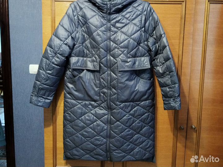 Женский стёганый плащ- жилетка