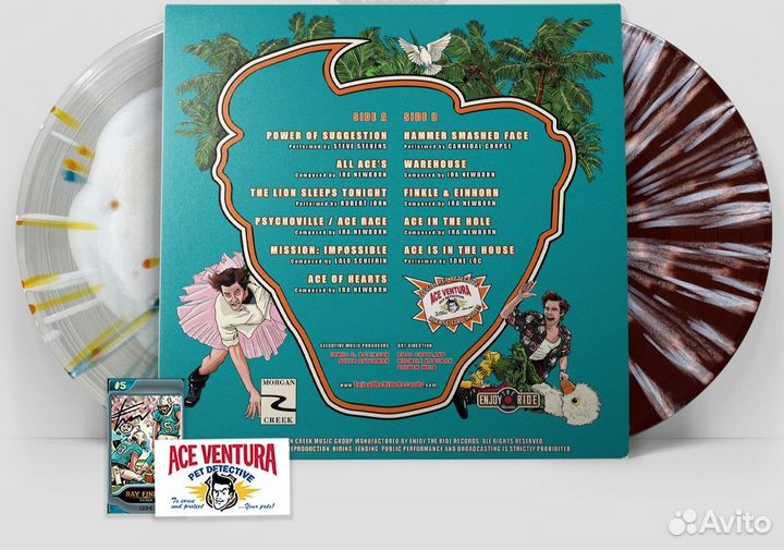 ACE ventura PET detective LP винил музыка фильма