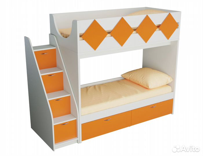 Двухъярусная детская кровать