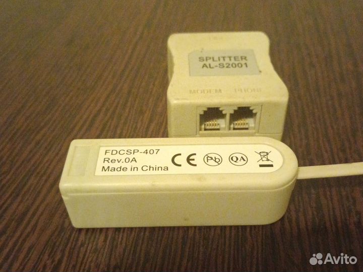 Adsl Сплиттер Фильтр для телефона