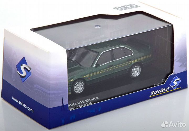 BMW Alpina B10 E34 BiTurbo Новая Модель 1:43 Yu-Ra