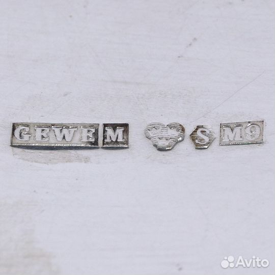 Серебряные сахарница и молочник. Швеция, 1962 год