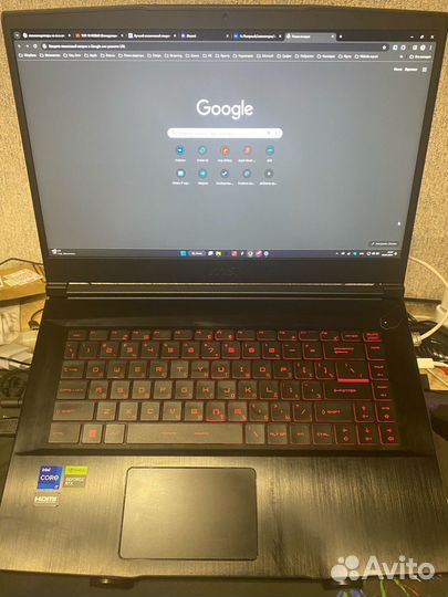 Ноутбук MSI GF63 Thin 12VF-1040RU 15.6