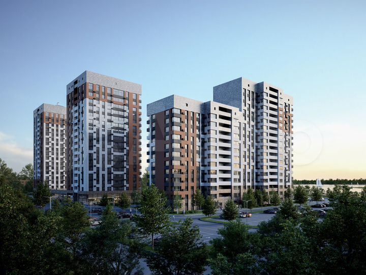 2-к. квартира, 72,7 м², 8/17 эт.