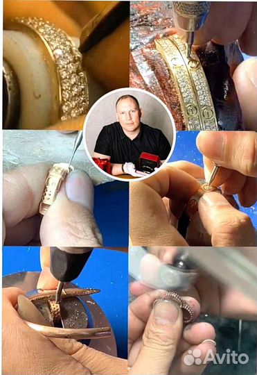 Обручальное кольцо Cartier Love 0,02 ct