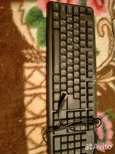 Клавиатура для компа 2 штуки рабочие бу