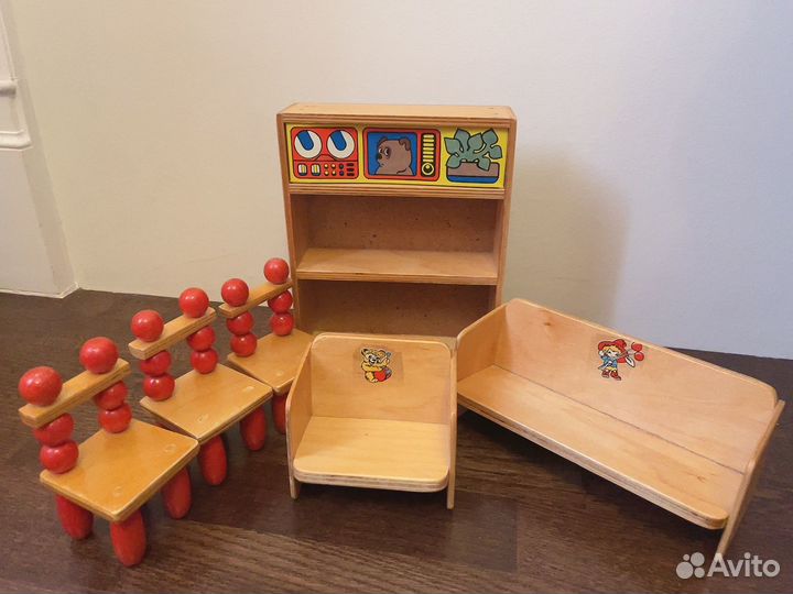 Мебель для кукол СССР винтаж ретро гостиная