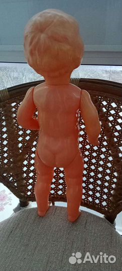 Кукла целлулоид СССР красивая, в платье, винтаж