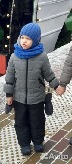 Комплект шапка и снуд детский