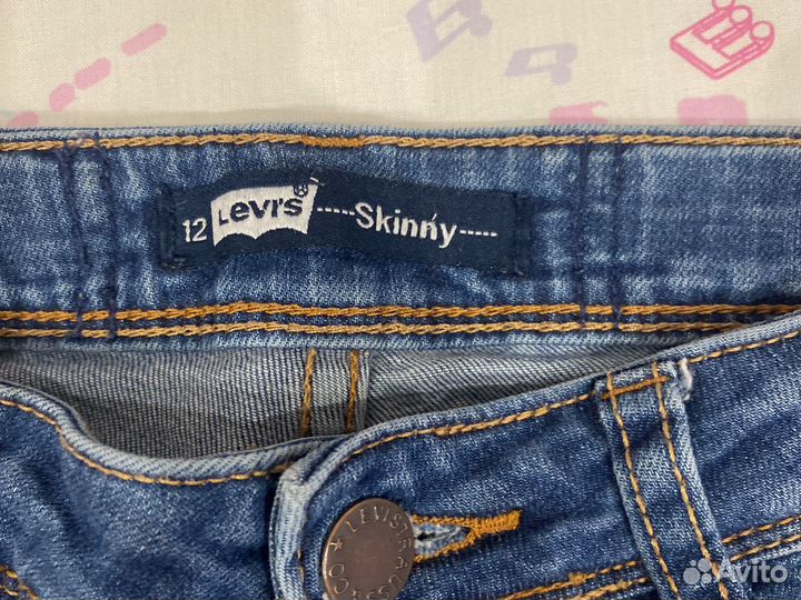 Джинсы Levi's для девочки, 12 лет