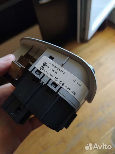 Блок управления светом w203