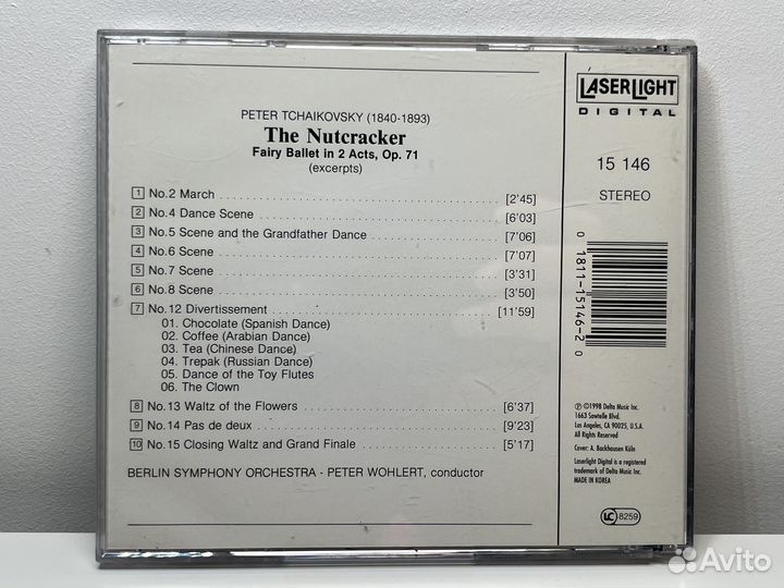 CD Tchaikovsky the Nutcracker