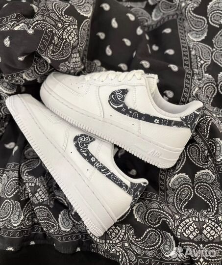 Nike Air Force 1 Black Paisley оригинал