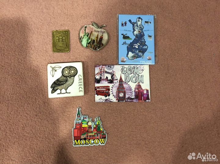 Магниты на холодильник из разных стран