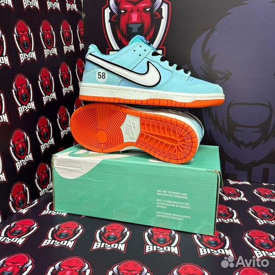 Кроссовки Nike sb dunk low club 58 gulf