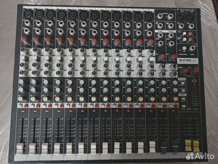 Микшерный пульт soundcraft epm 8 и epm12