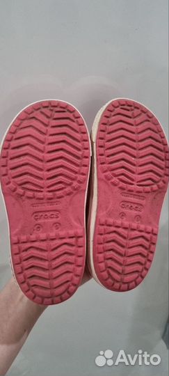 Неубиваемые сандалии crocs c9 для девочки