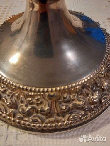 Подсвечники винтажные, серебрение, Англия