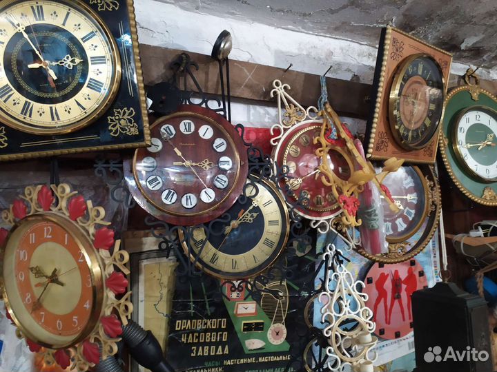 Настенные часы эл механические СССР