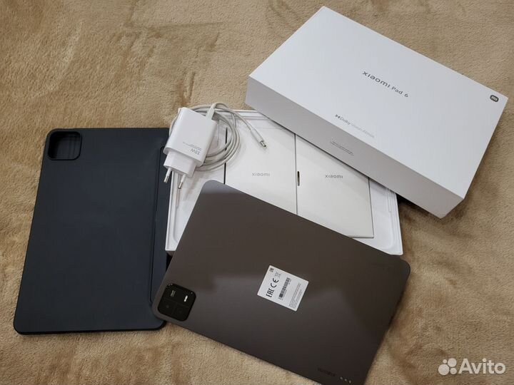 Xiaomi pad 6 6/128 Графитовый Серый + чехол,плёнка