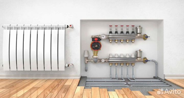 Монтаж отопления