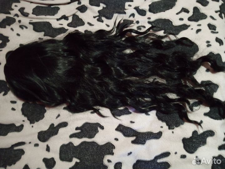 Парик черный на сетке