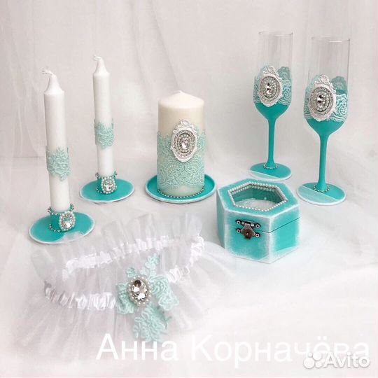 Свадебные украшения на стол