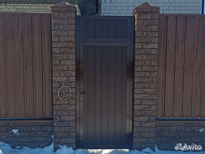 Алюминиевая калитка Alutech под ключ