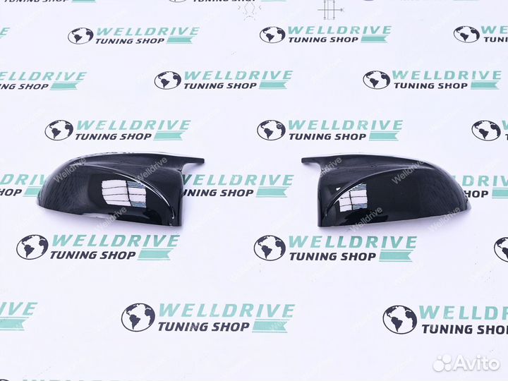 Крышки зеркал BMW X3 G01 X4 G02 стиль M с ребром