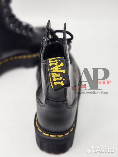 Dr Martens Jadon Smooth Black Ботинки Кожаные