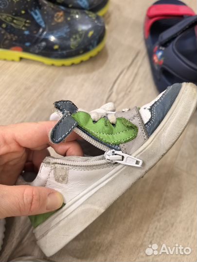 Кеды детские кожаные 28