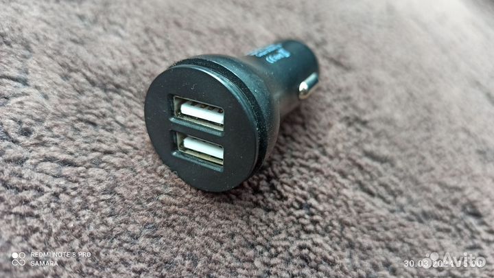 Usb Зарядка в прикуриватель 2 usb 3.1