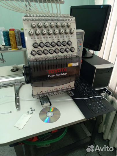 15 ниточная вышивальная машина Toyota